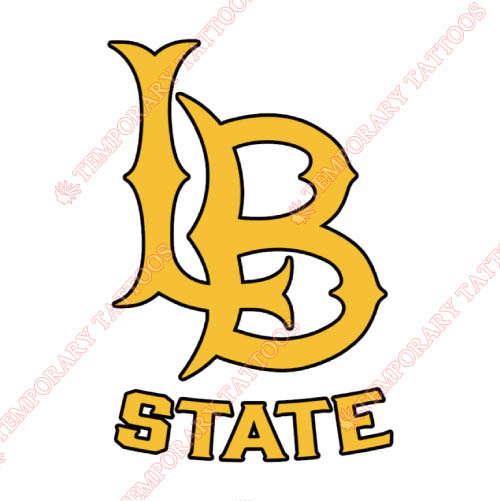 Long Beach State 49ers Customize Temporary Tattoos Stickers NO.4809